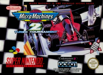 Micro Machines 2 - Turbo Tournament (Europe) box cover front